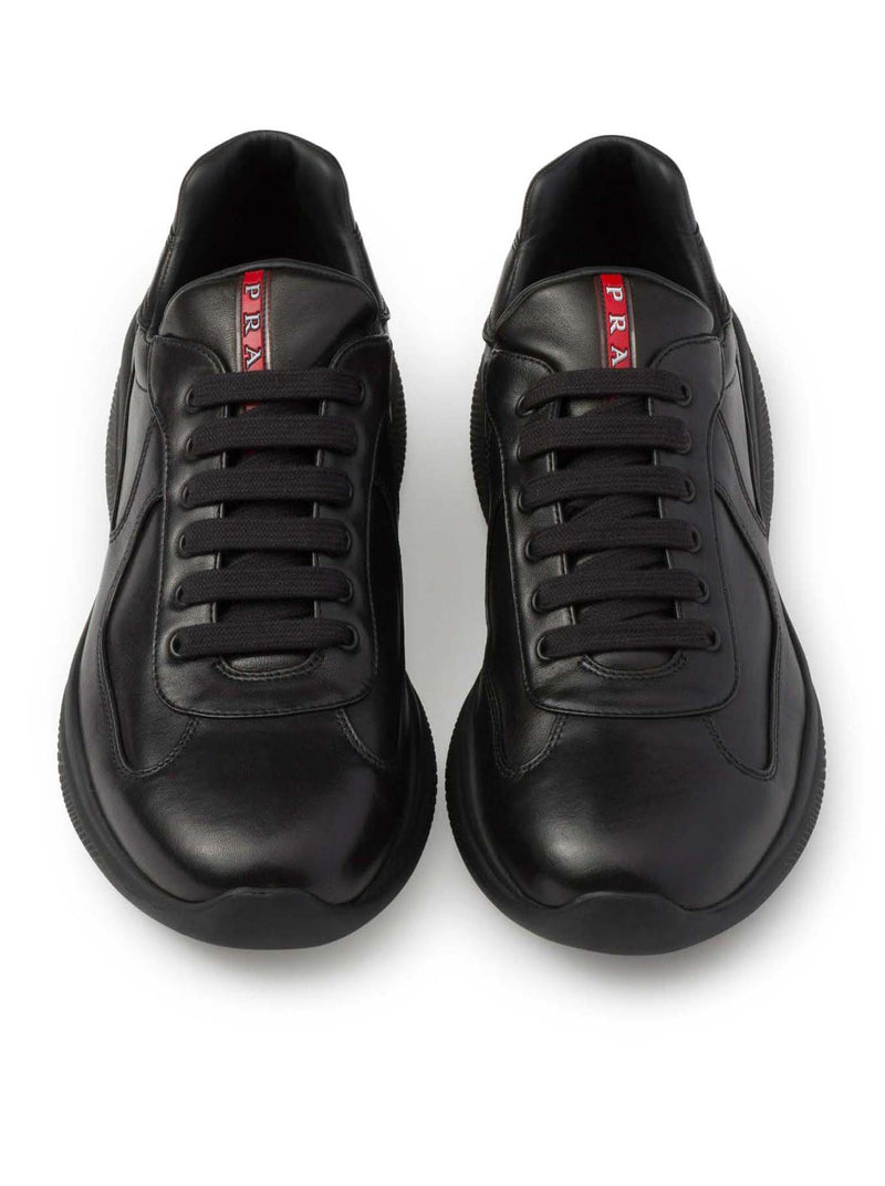 Prada Men America`S Cup Sneakers In Nappa PRADA