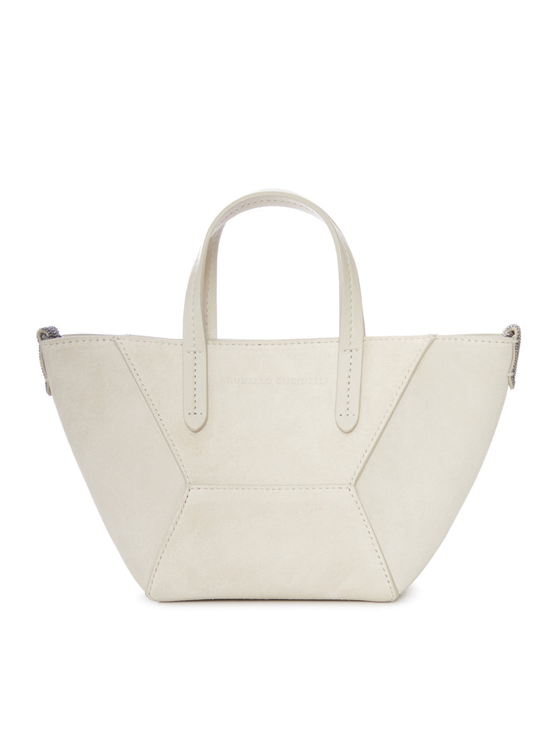 Brunello Cucinelli Women Mini Suede Bag With Shoulder Strap BRUNELLO CUCINELLI