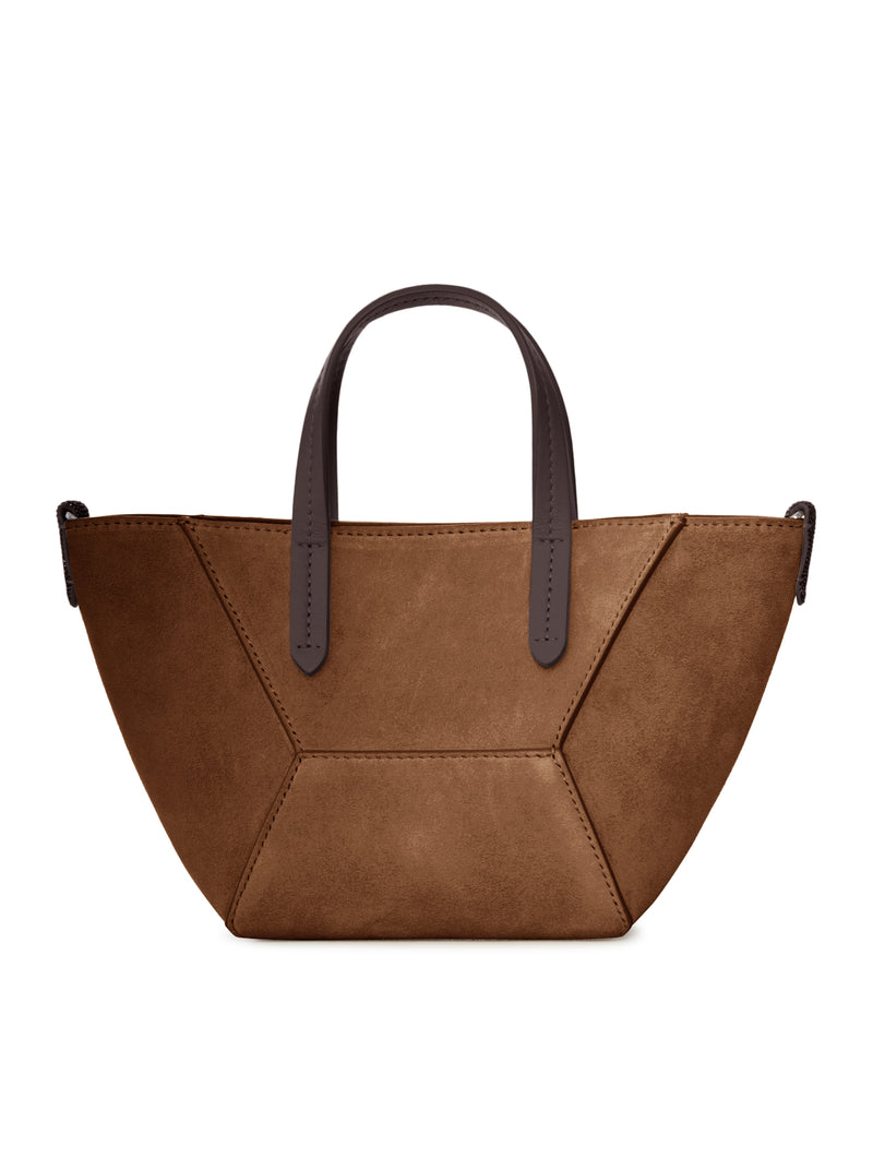 Brunello Cucinelli Women Mini Suede Bag With Shoulder Strap BRUNELLO CUCINELLI