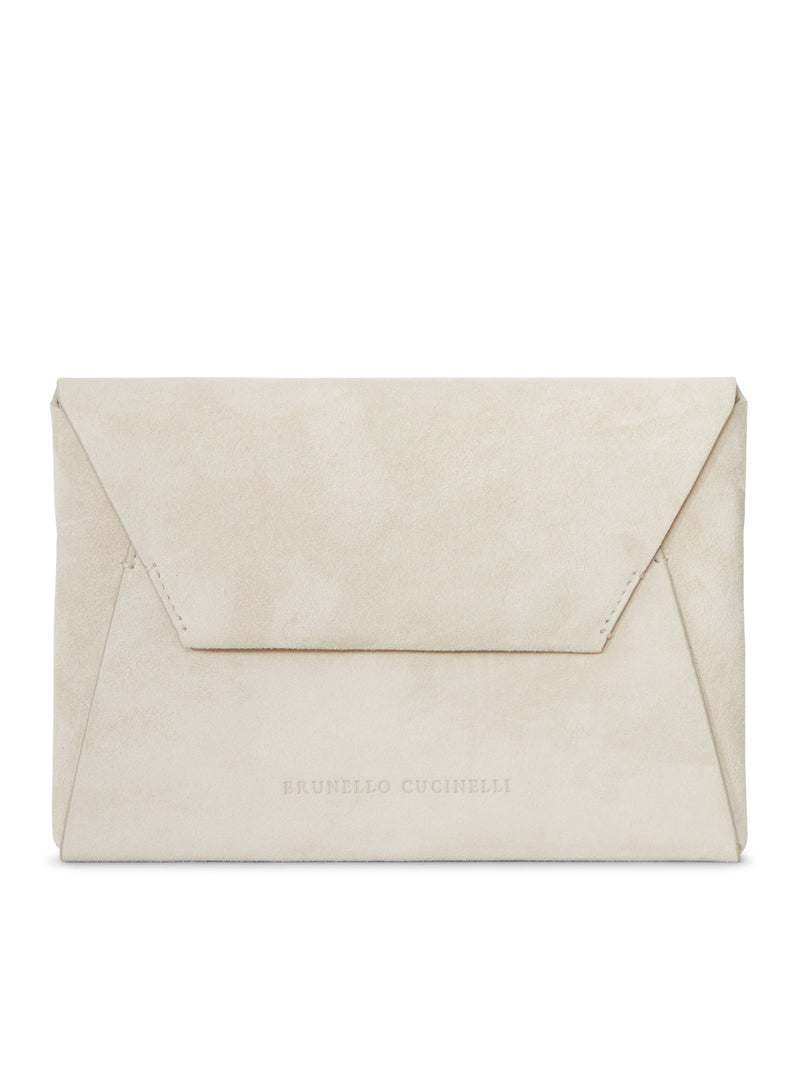 Brunello Cucinelli Women Suede Calfskin Clutch BRUNELLO CUCINELLI