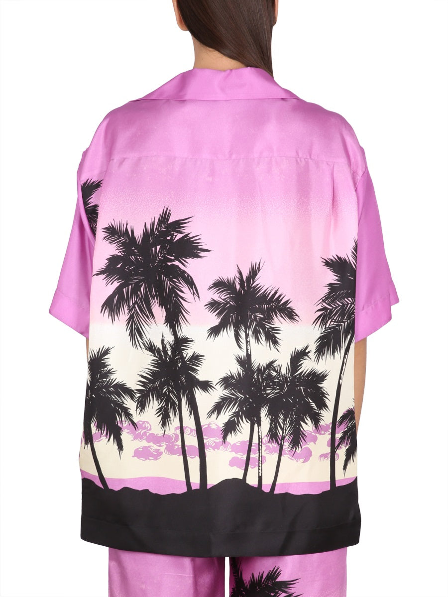 Palm Angels Women Sunset Print Shirt PALM ANGELS