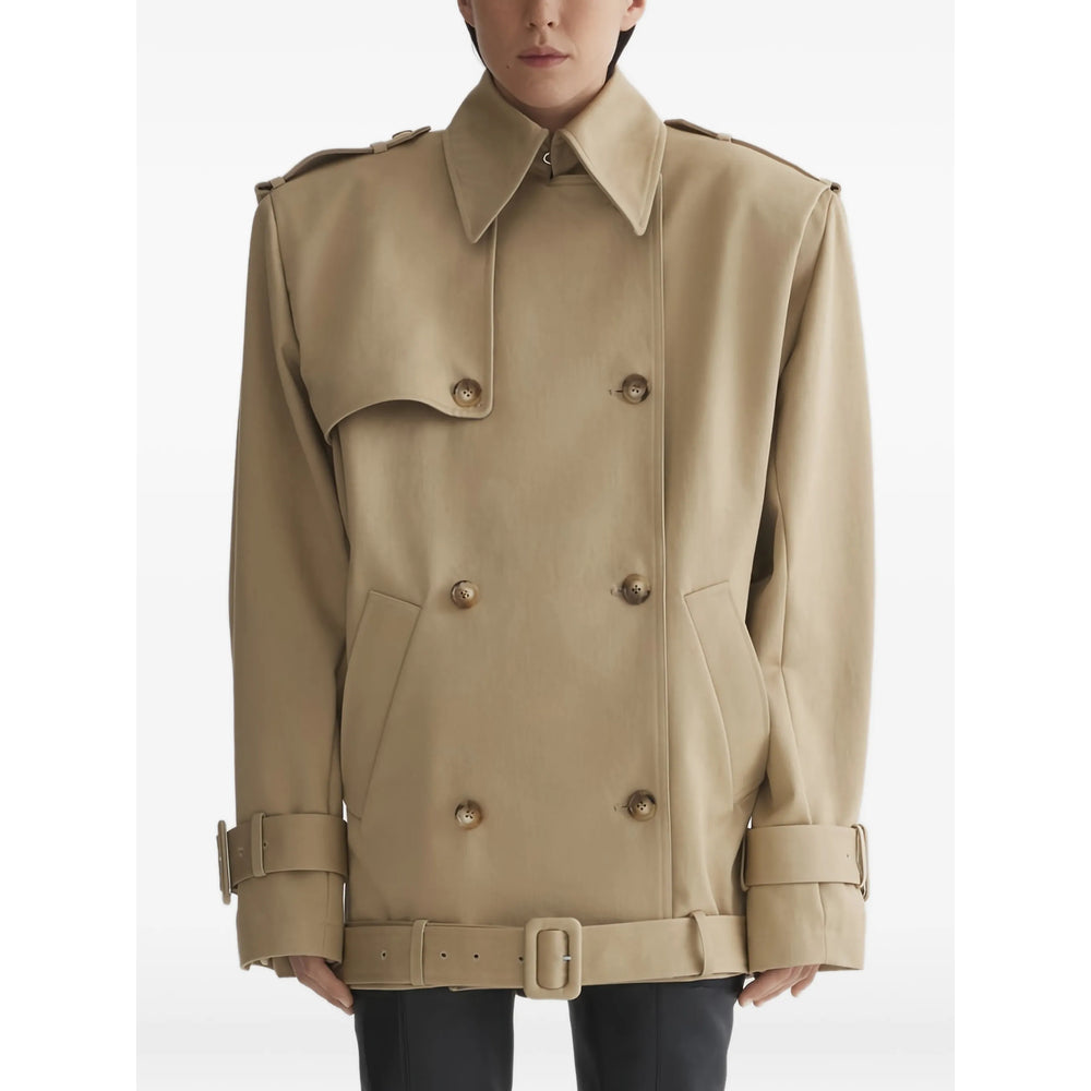 Mugler Neutrals Jackets - Biker Jackets Women MUGLER
