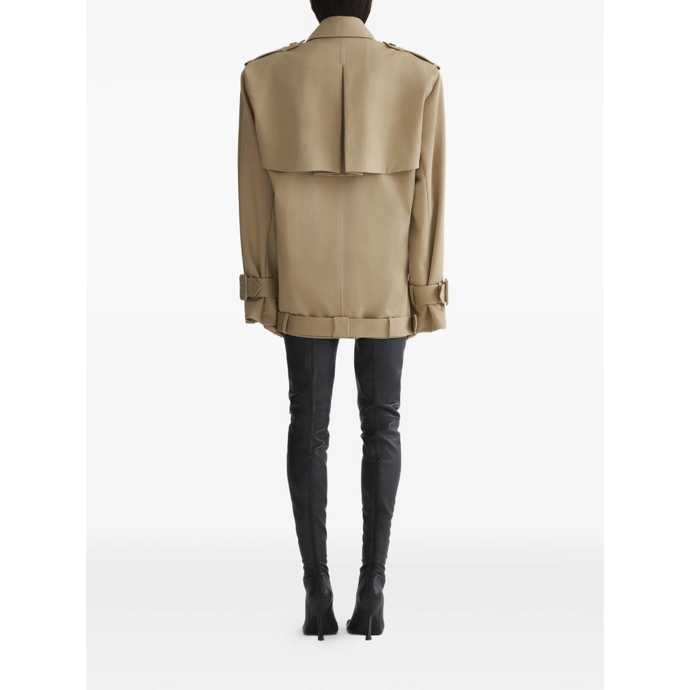 Mugler Neutrals Jackets - Biker Jackets Women MUGLER
