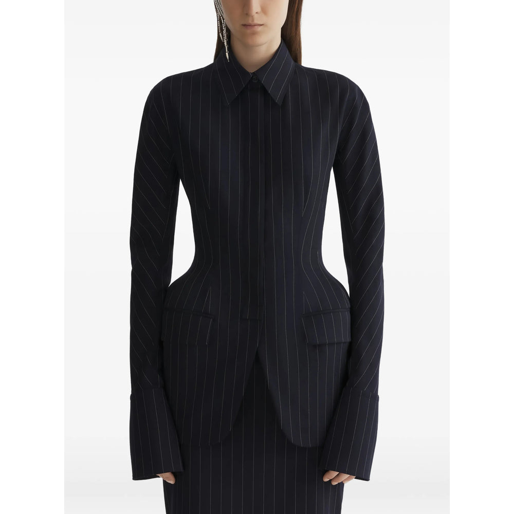 Mugler Black Jackets - Fitted Jackets Women MUGLER