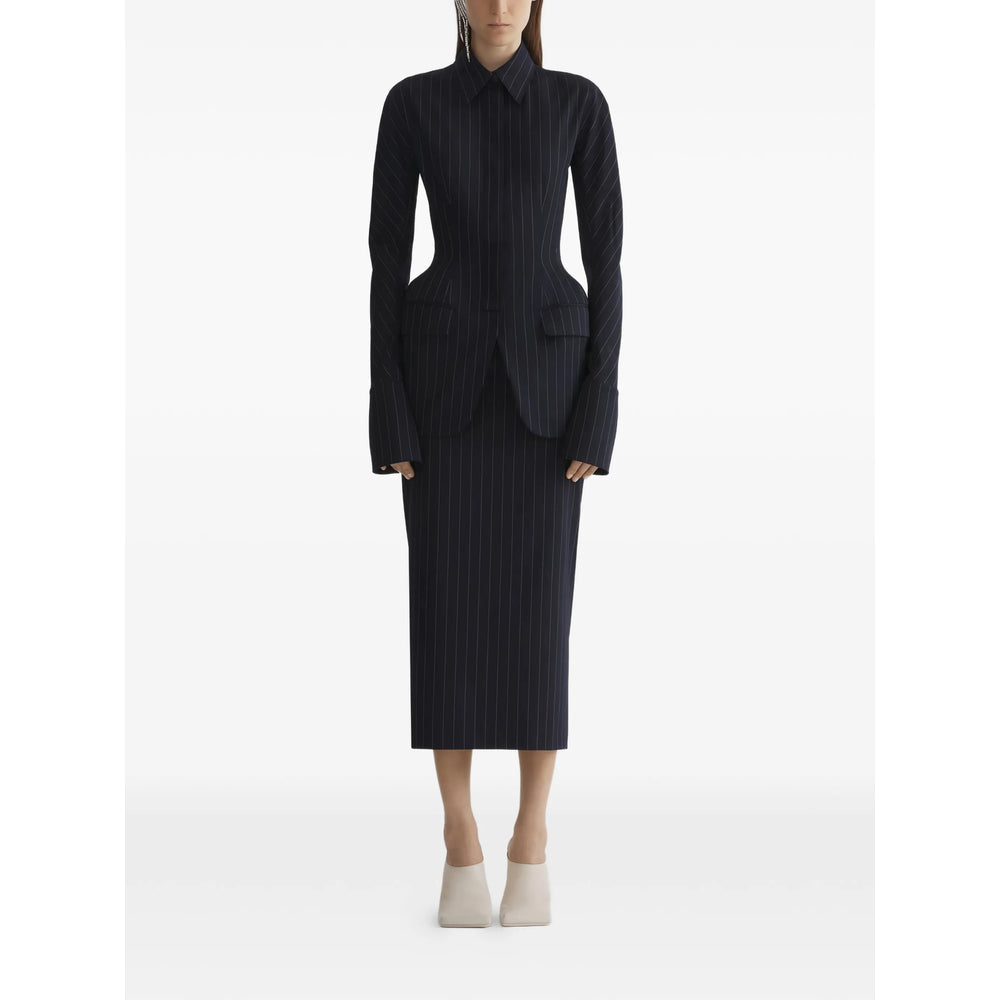Mugler Black Jackets - Fitted Jackets Women MUGLER