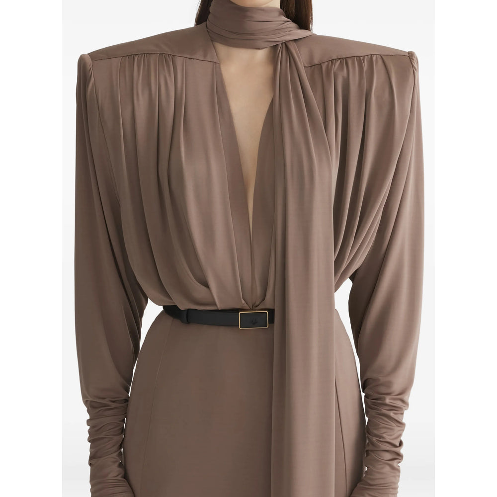 Mugler Brown Dresses - Day Dresses Women MUGLER
