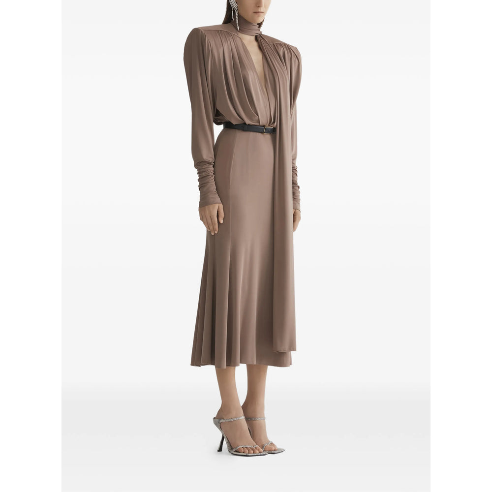 Mugler Brown Dresses - Day Dresses Women MUGLER