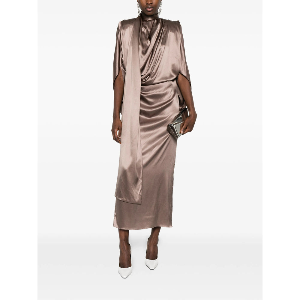Mugler Brown Dresses - Evening Dresses Women MUGLER