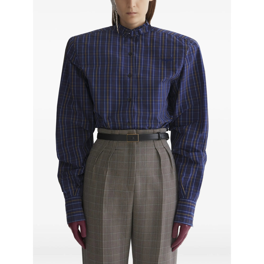 Mugler Blue Tops - Shirts Women MUGLER