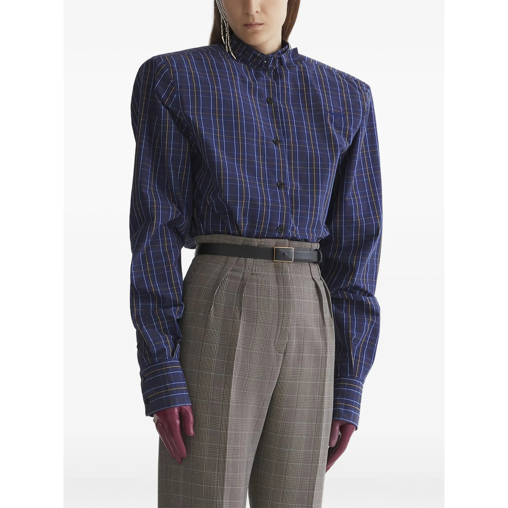 Mugler Blue Tops - Shirts Women MUGLER