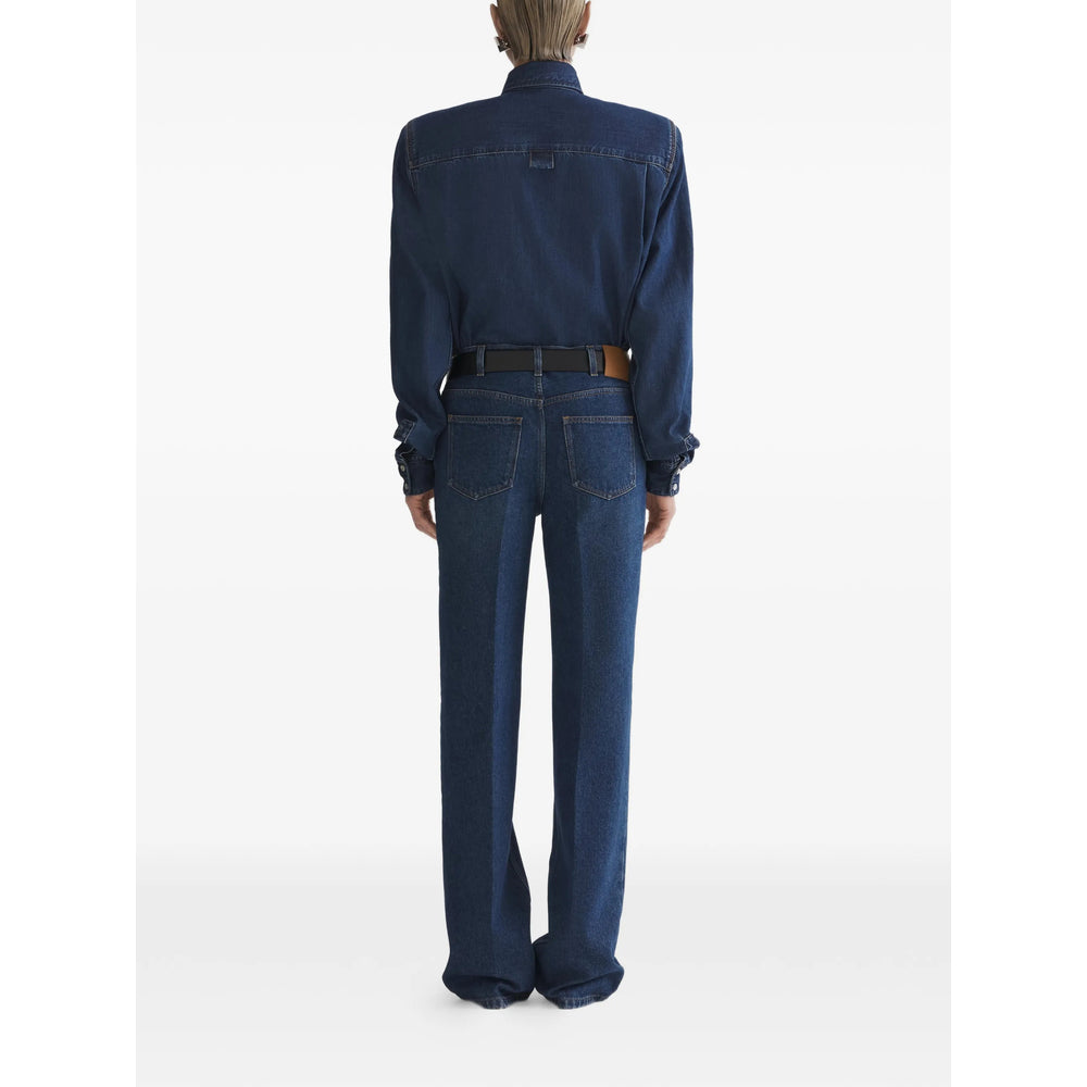 Mugler Blue Tops - Shirts Women MUGLER