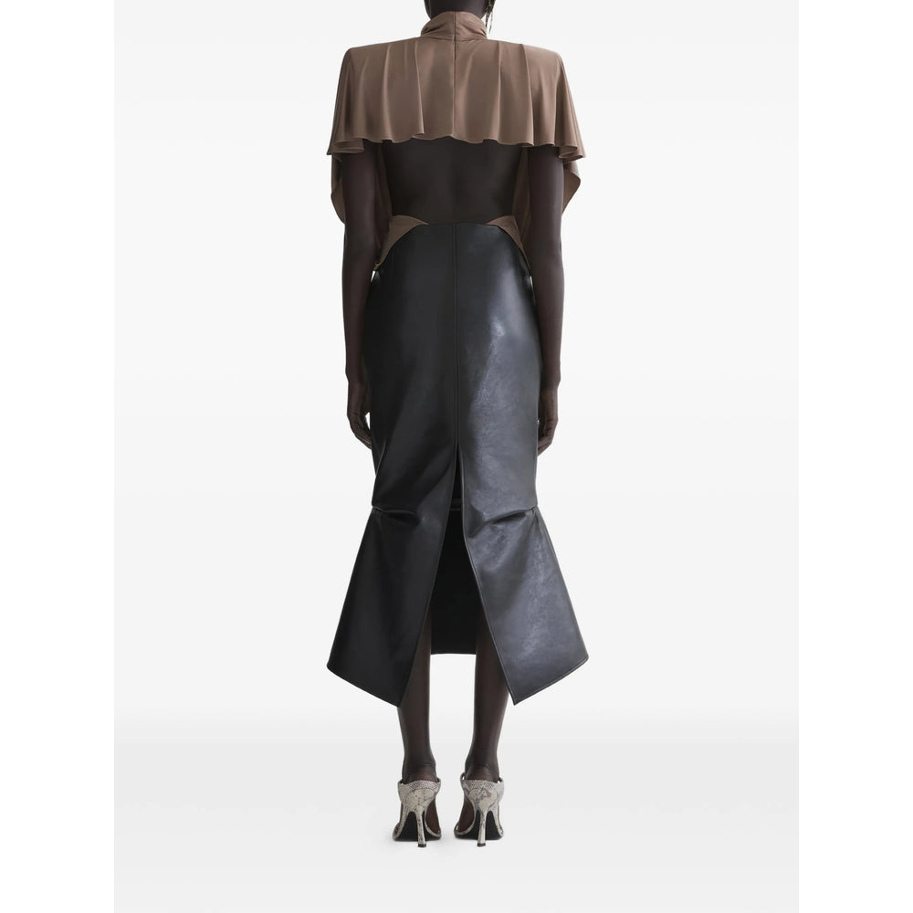 Mugler Black Tops - Blouses Women MUGLER