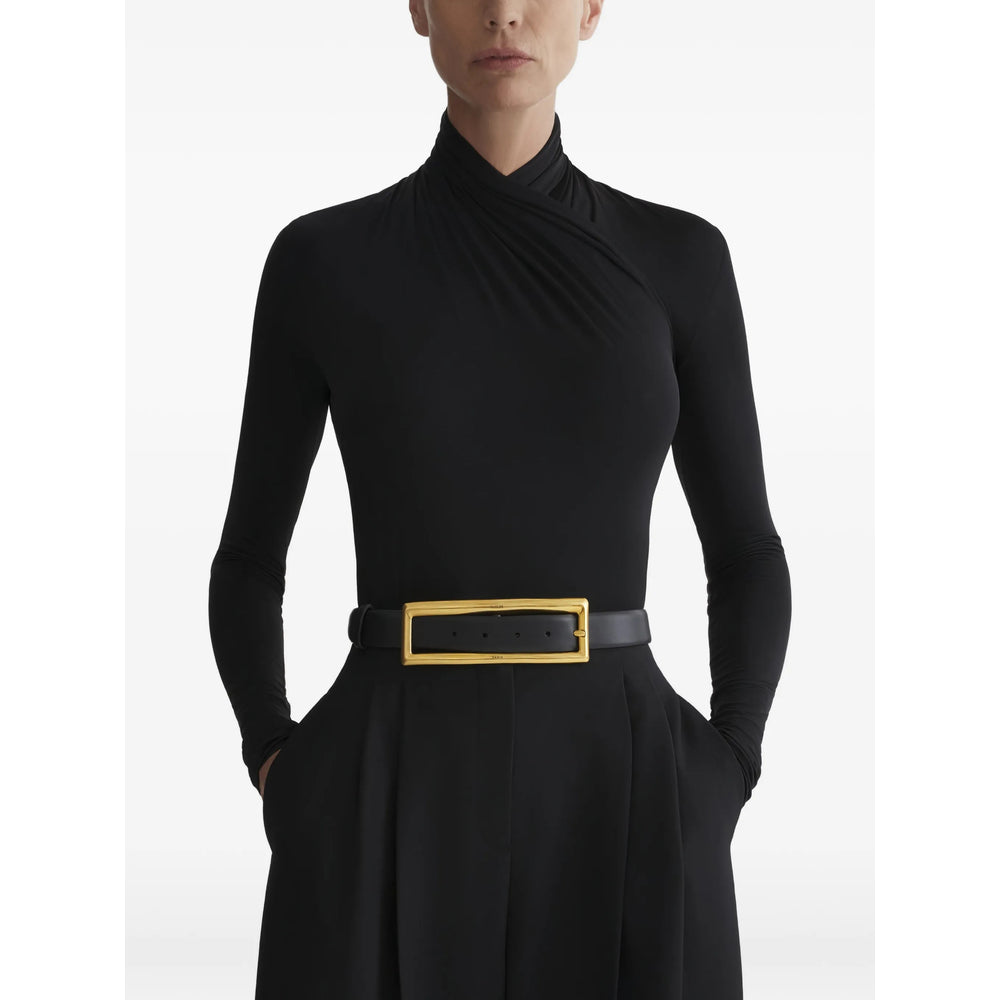 Mugler Black Tops - Blouses Women MUGLER