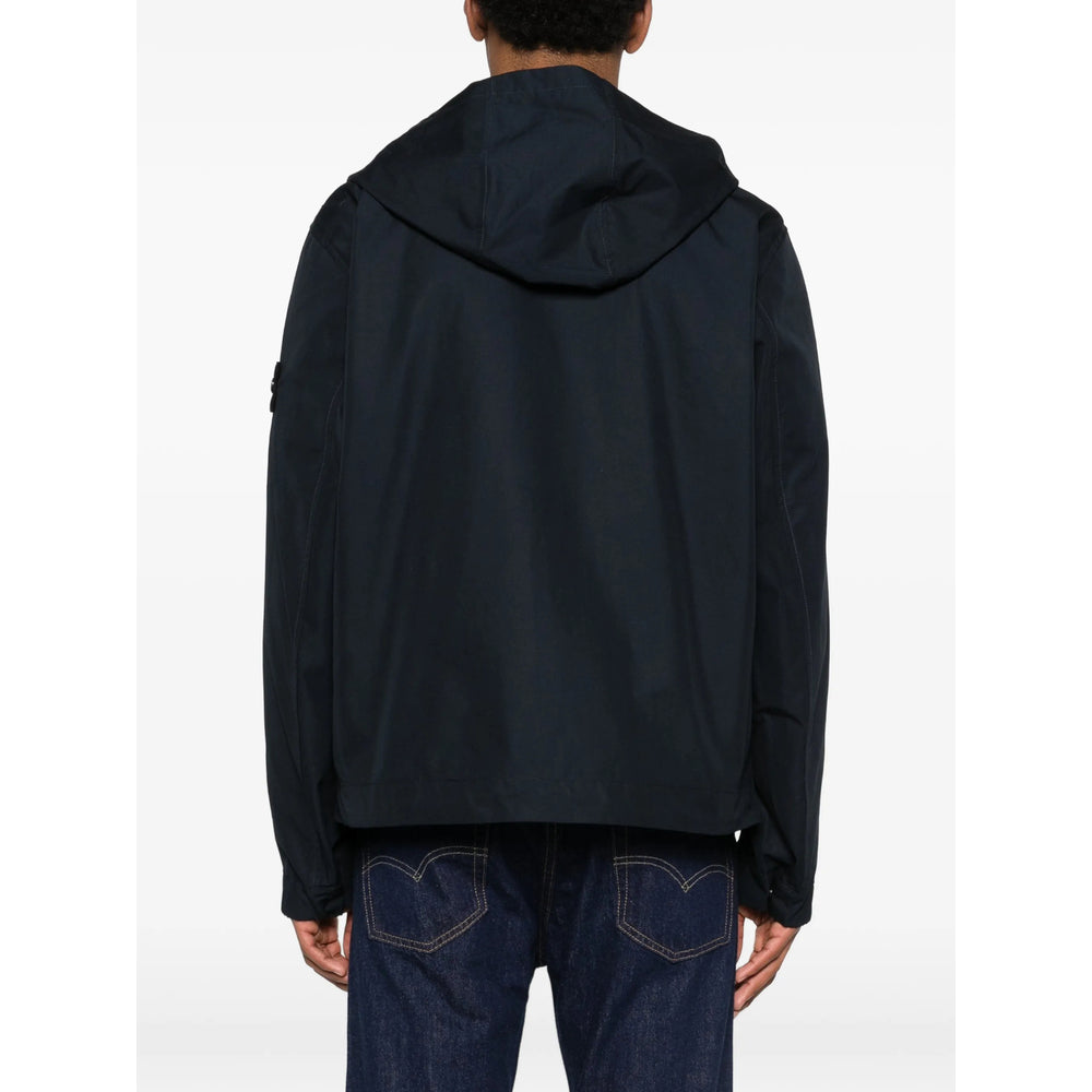Stone Island Blue Jackets - Hooded Jackets Men STONE ISLAND
