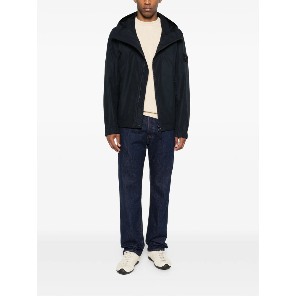 Stone Island Blue Jackets - Hooded Jackets Men STONE ISLAND