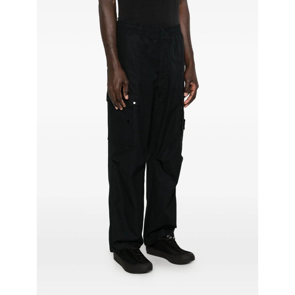 Stone Island Black Trousers - Regular & Straight-Leg Trousers Men STONE ISLAND