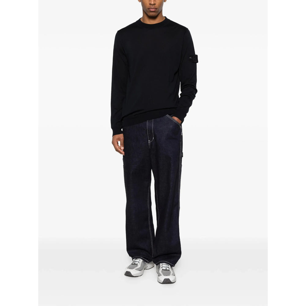 Stone Island Blue Sweaters & Knitwear - Jumpers Men STONE ISLAND
