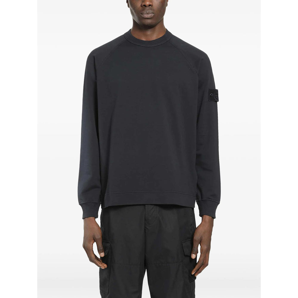 Stone Island Black Sweaters & Knitwear - Sweatshirts Men STONE ISLAND