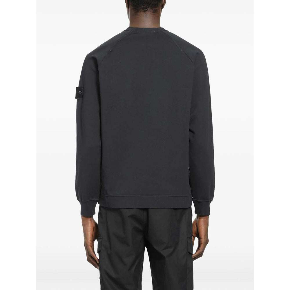Stone Island Black Sweaters & Knitwear - Sweatshirts Men STONE ISLAND