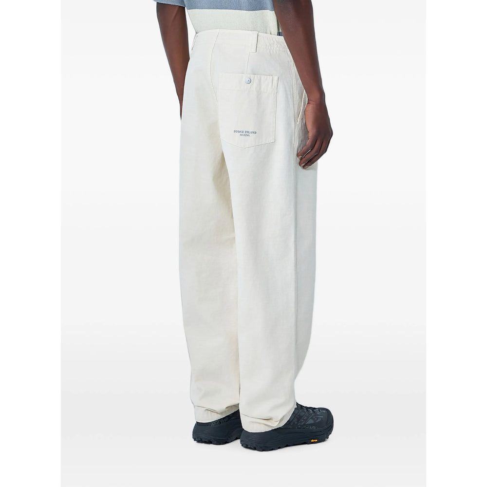 Stone Island Neutrals Trousers - Regular & Straight-Leg Trousers Men STONE ISLAND