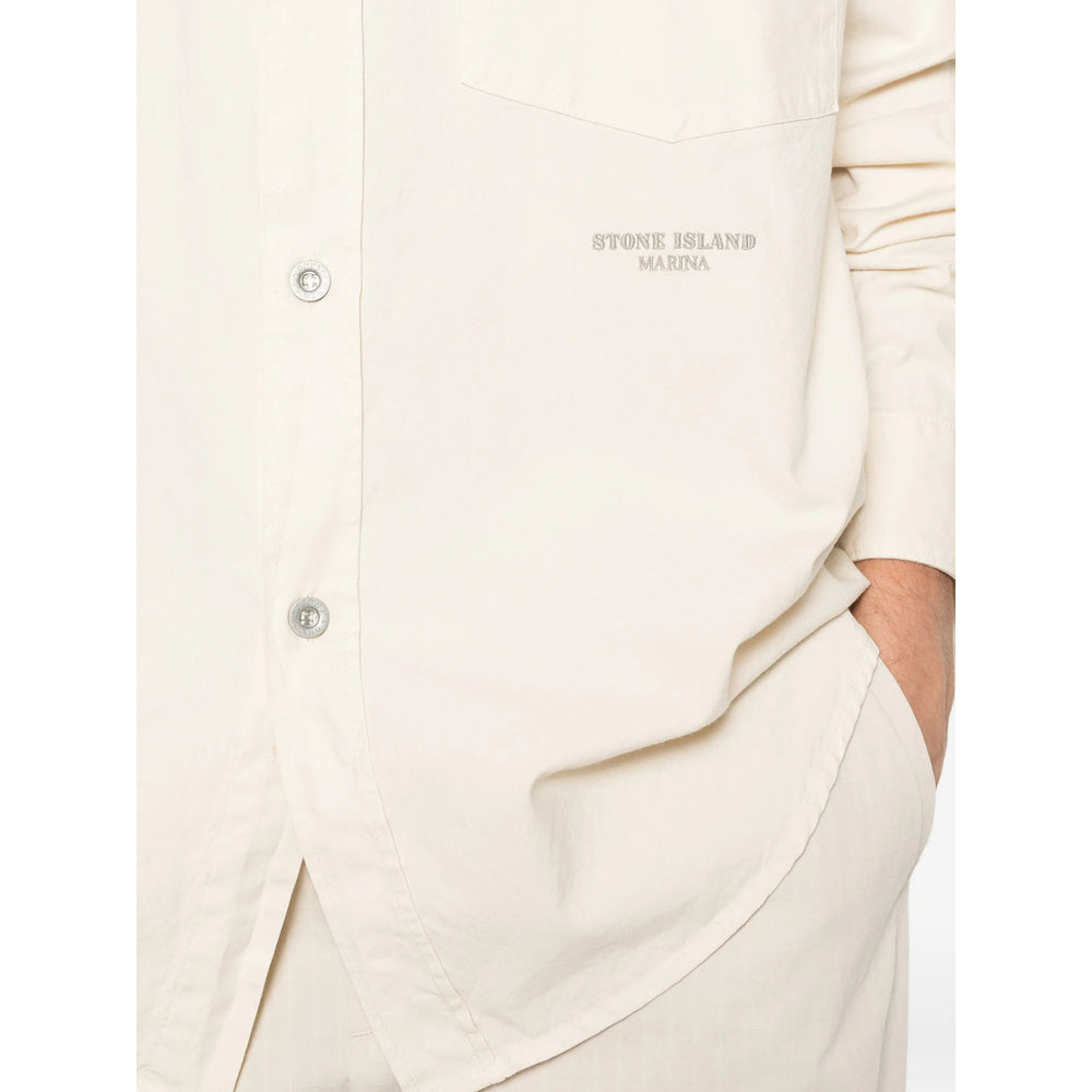 Stone Island Neutrals Jackets - Shirt Jackets Men STONE ISLAND