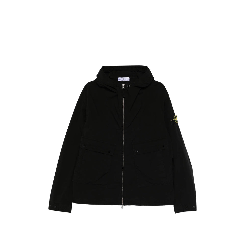 Stone Island Black Jackets - Bomber Jackets Men STONE ISLAND