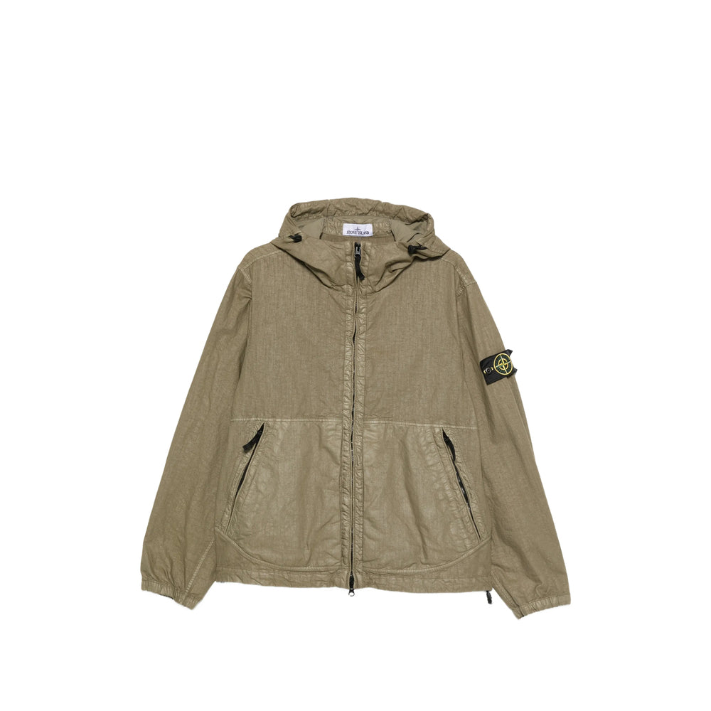 Stone Island Green Jackets - Hooded Jackets Men STONE ISLAND