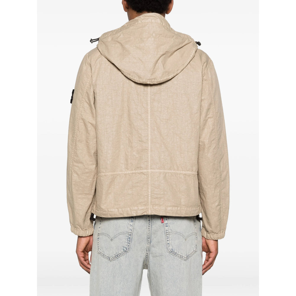 Stone Island Neutrals Jackets - Hooded Jackets Men STONE ISLAND