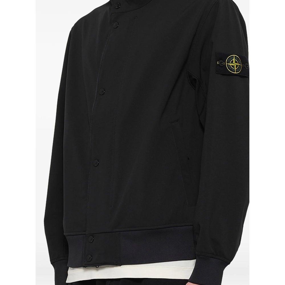 Stone Island Black Jackets - Hooded Jackets Men STONE ISLAND
