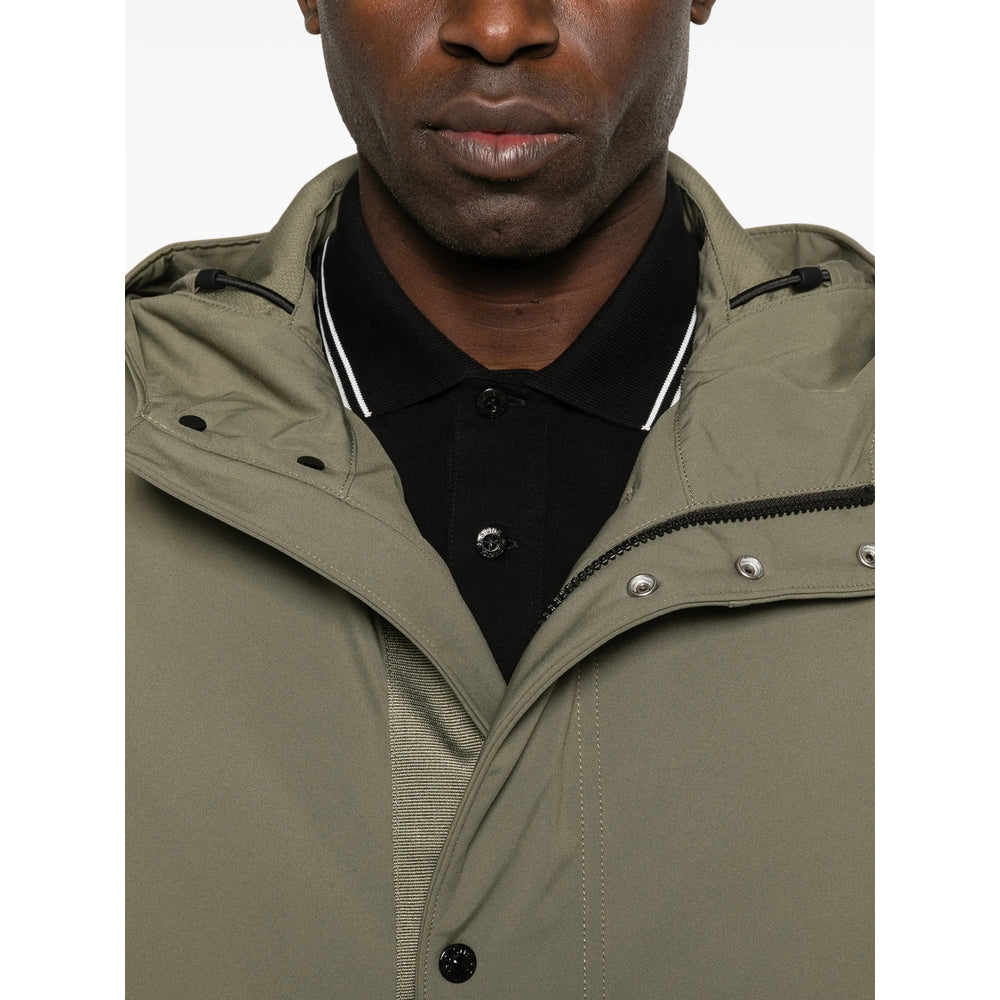 Stone Island Green Jackets - Hooded Jackets Men