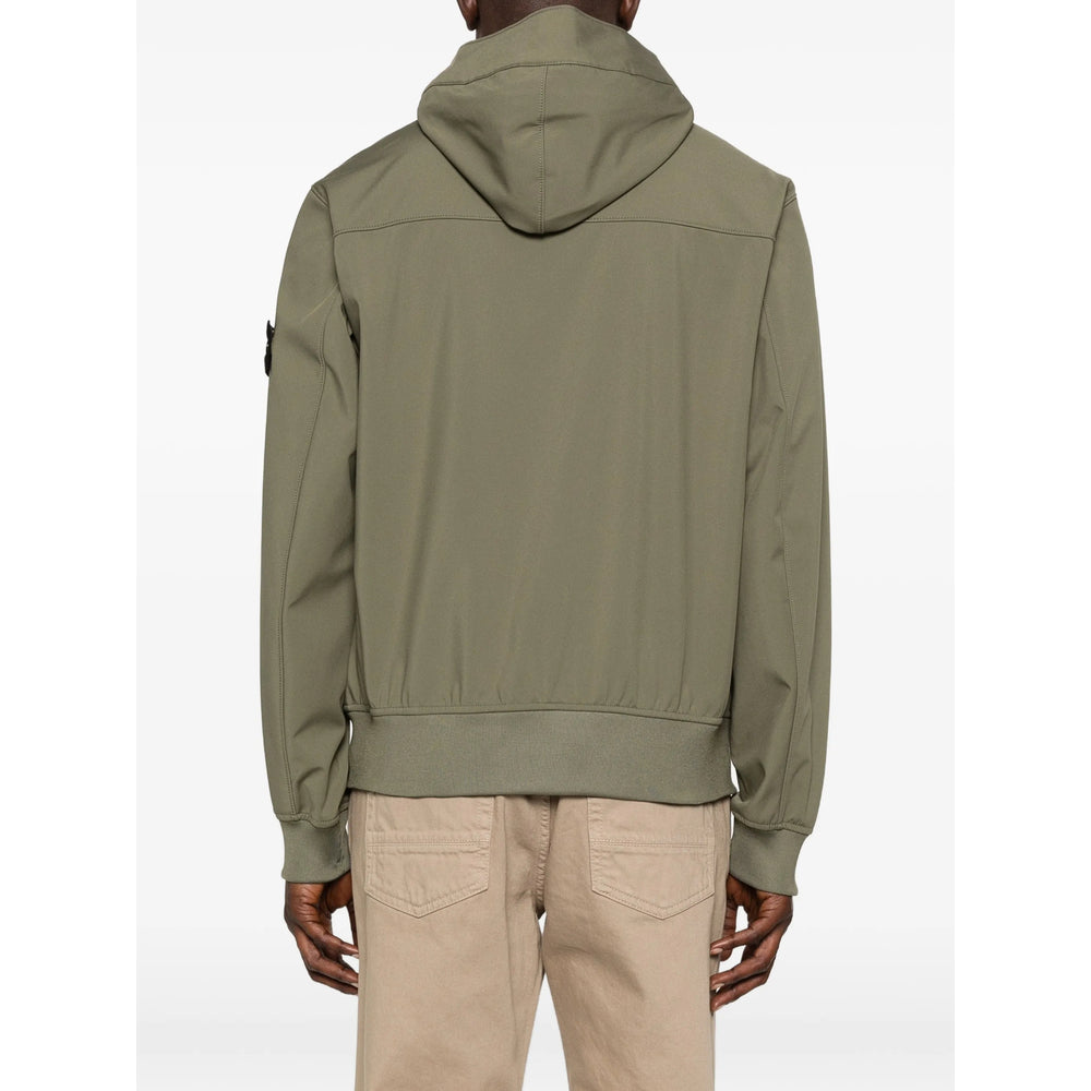 Stone Island Green Jackets - Hooded Jackets Men