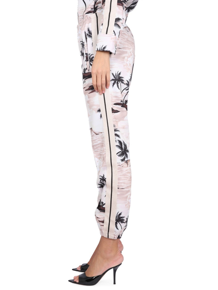 Palm Angels Women Island Print Pants PALM ANGELS