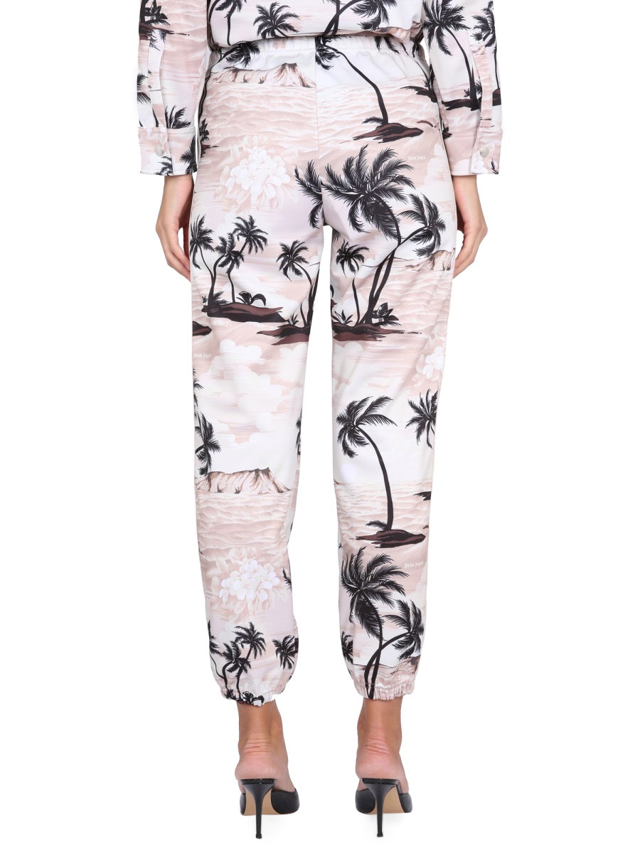 Palm Angels Women Island Print Pants PALM ANGELS