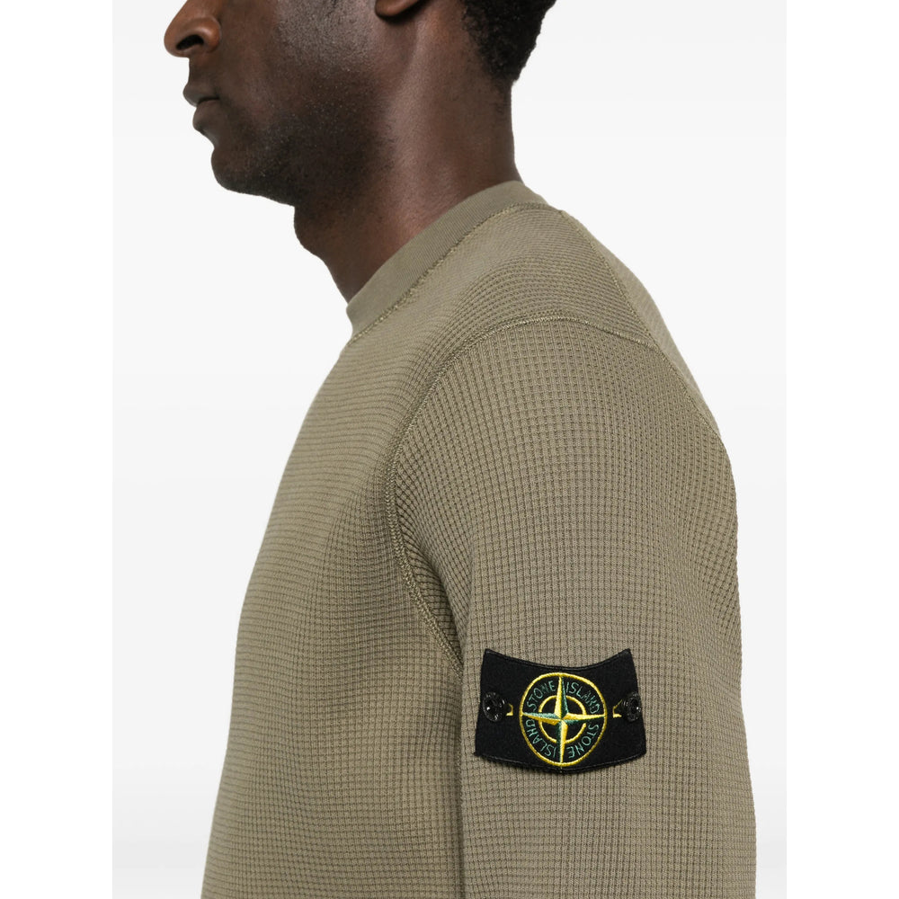 Stone Island Green Sweaters & Knitwear - Sweatshirts Men STONE ISLAND