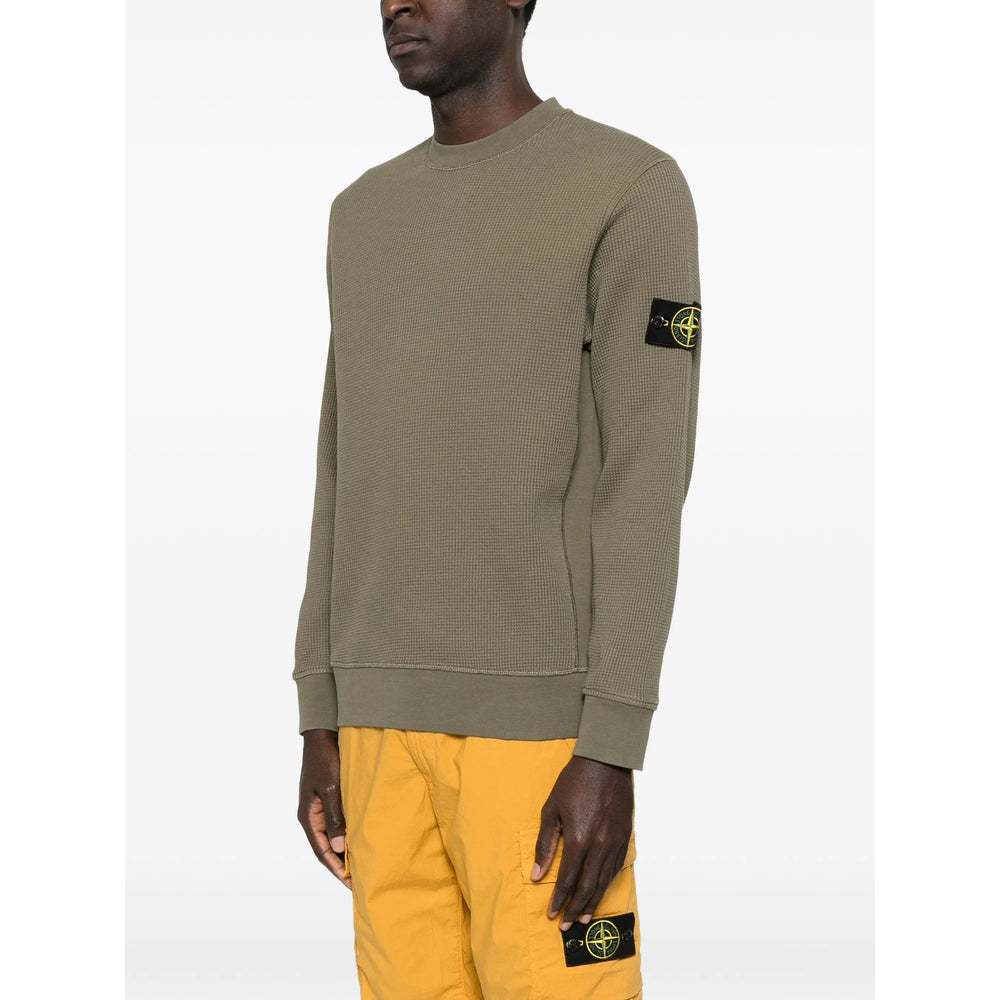 Stone Island Green Sweaters & Knitwear - Sweatshirts Men STONE ISLAND