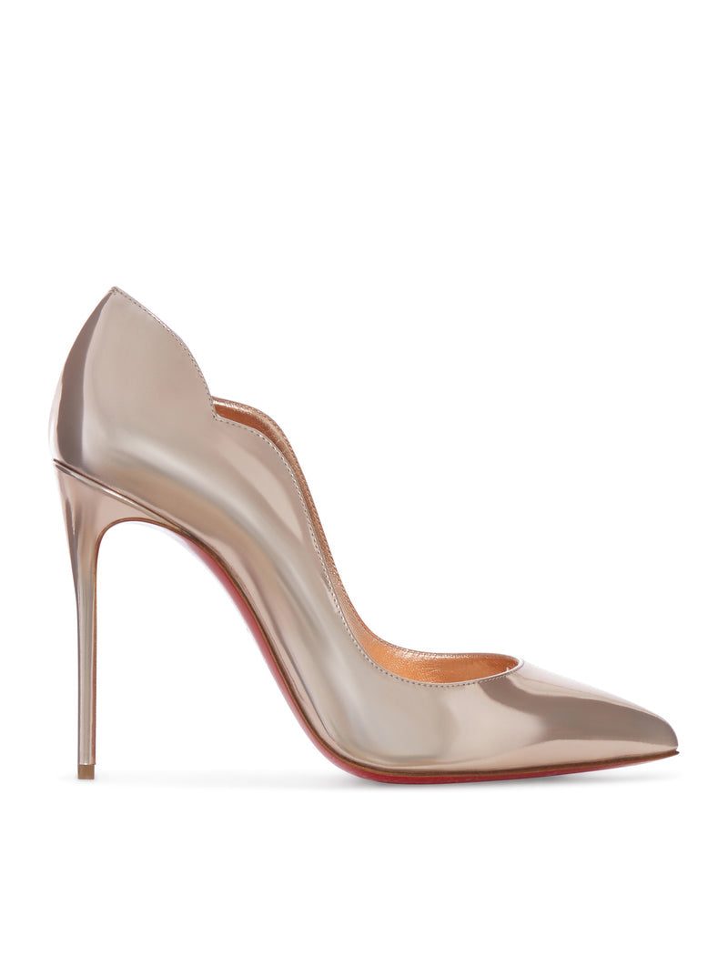 Christian Louboutin Women Nude Patent Leather Décolleté With Stiletto Heel CHRISTIAN LOUBOUTIN
