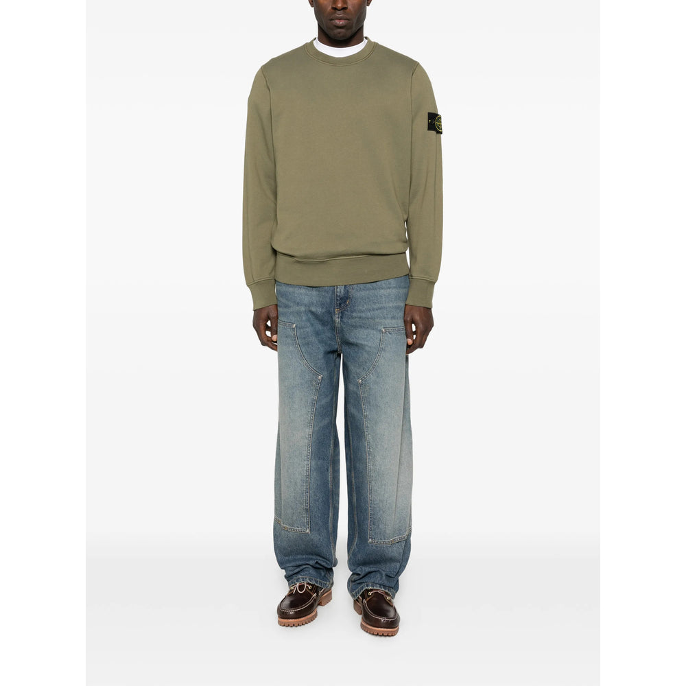 Stone Island Green Sweaters & Knitwear - Sweatshirts Men STONE ISLAND