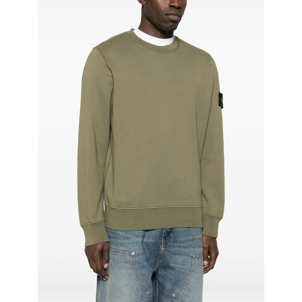 Stone Island Green Sweaters & Knitwear - Sweatshirts Men STONE ISLAND