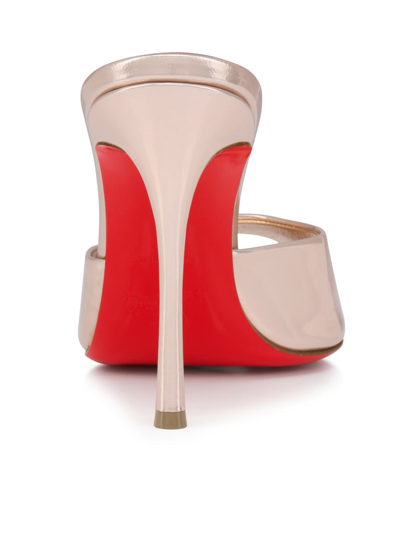 Christian Louboutin Women Me Dolly Mules In Laminated Leather CHRISTIAN LOUBOUTIN
