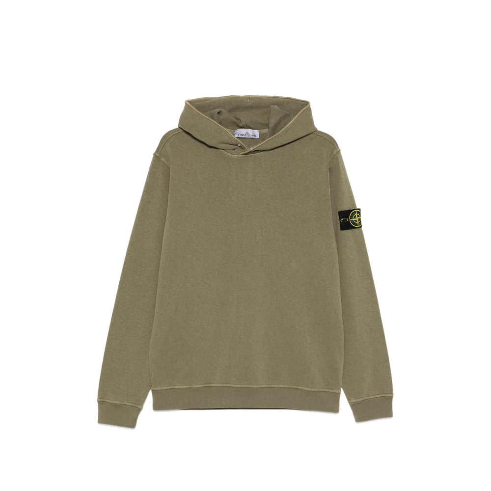 Stone Island Green Sweaters & Knitwear - Hoodies Men STONE ISLAND