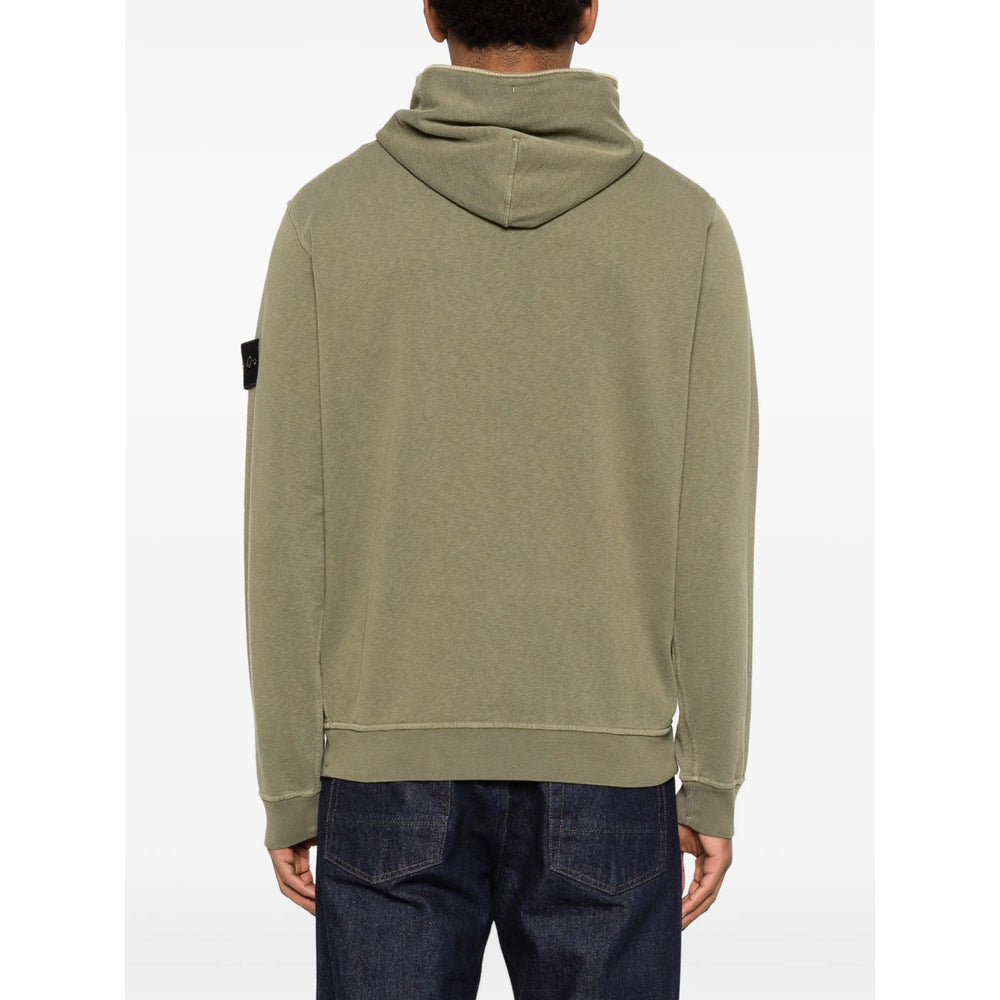 Stone Island Green Sweaters & Knitwear - Hoodies Men STONE ISLAND