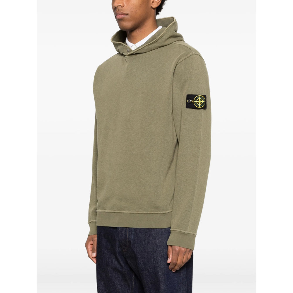 Stone Island Green Sweaters & Knitwear - Hoodies Men STONE ISLAND