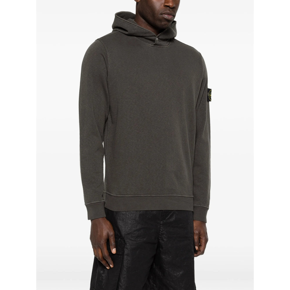Stone Island Grey Sweaters & Knitwear - Hoodies Men STONE ISLAND