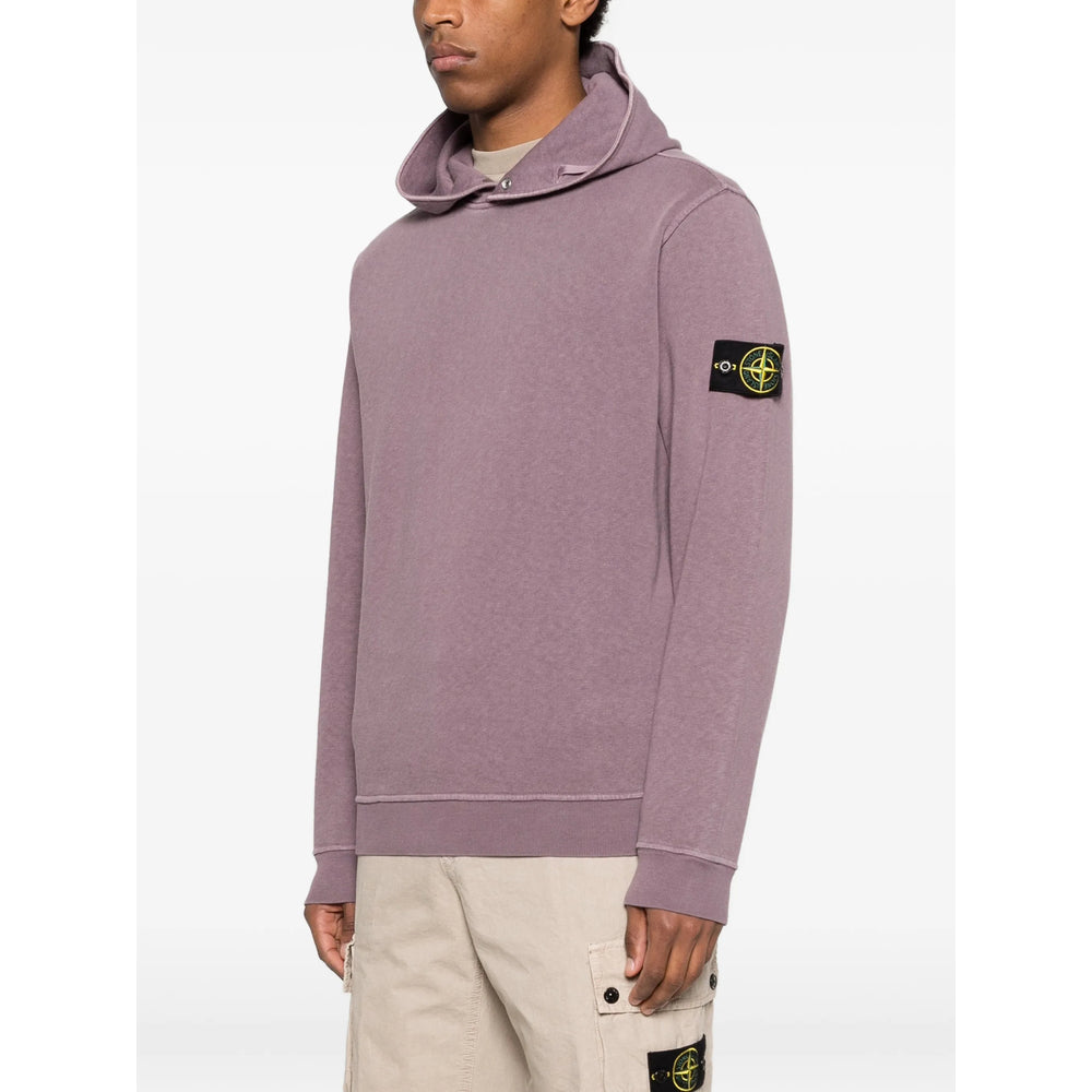 Stone Island Purple Sweaters & Knitwear - Hoodies Men STONE ISLAND