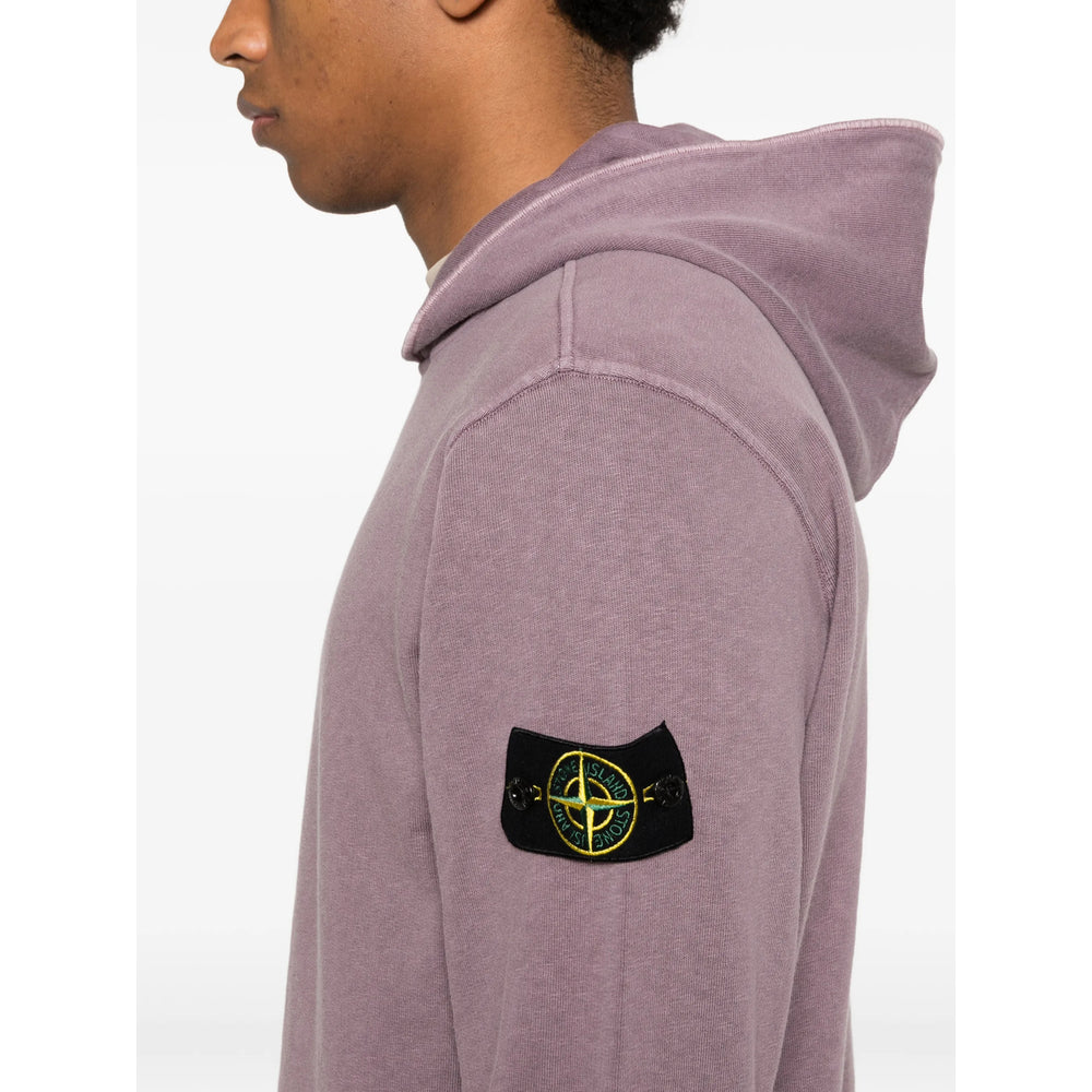 Stone Island Purple Sweaters & Knitwear - Hoodies Men STONE ISLAND