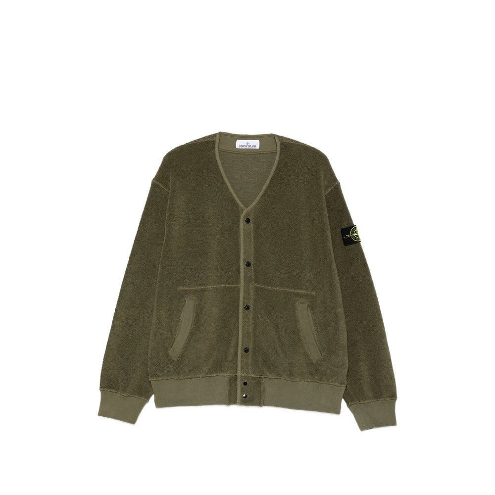 Stone Island Green Sweaters & Knitwear - Cardigans Men STONE ISLAND
