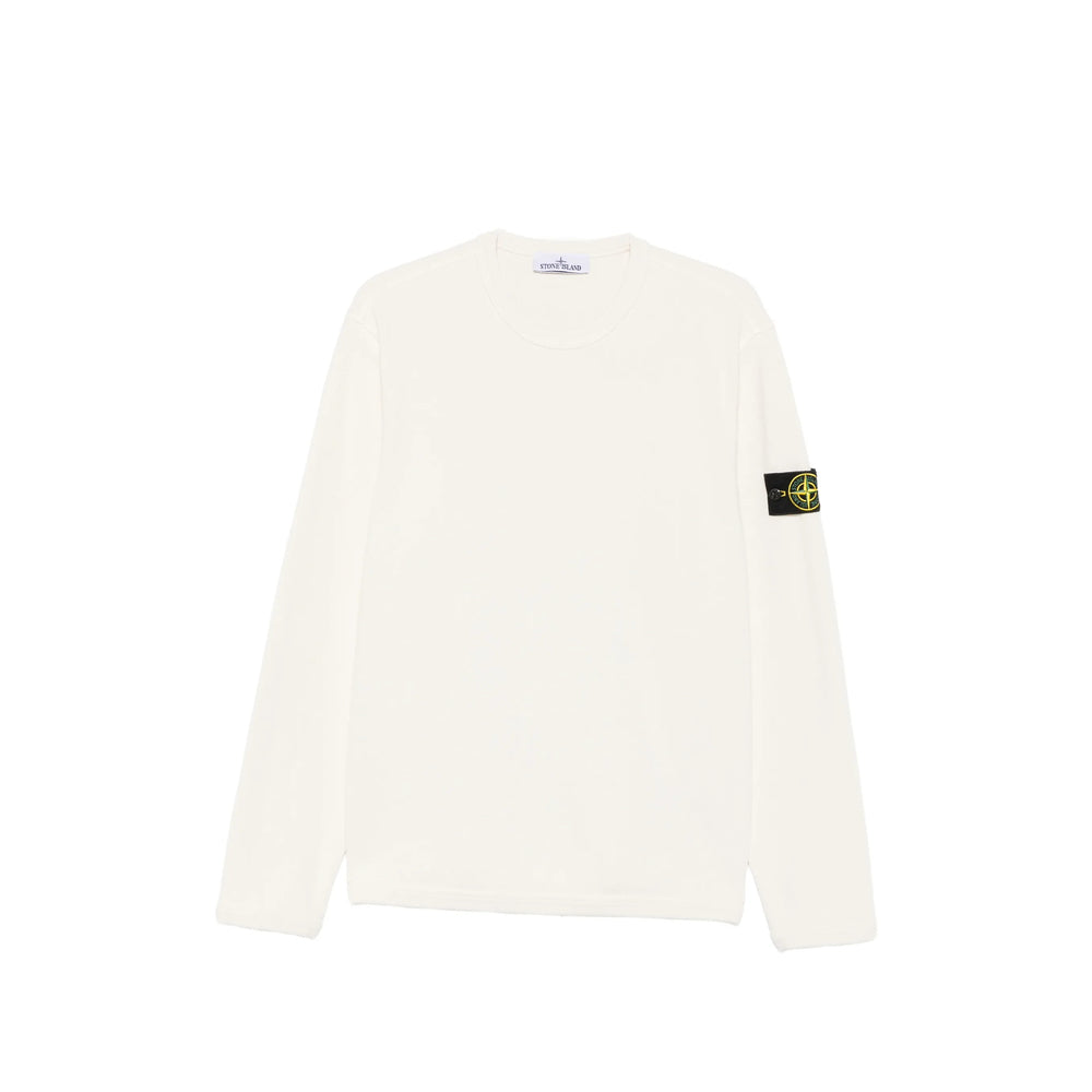 Stone Island White Sweaters & Knitwear - Sweatshirts Men STONE ISLAND