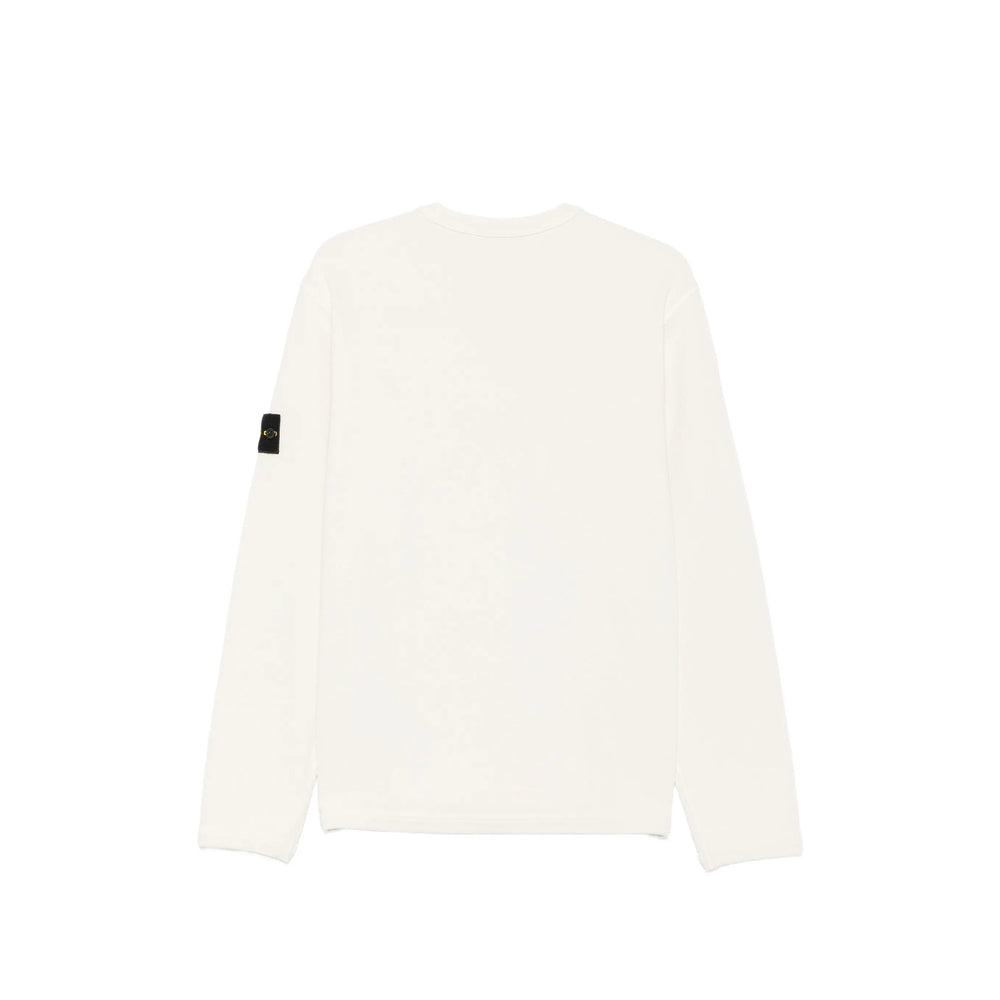 Stone Island White Sweaters & Knitwear - Sweatshirts Men STONE ISLAND