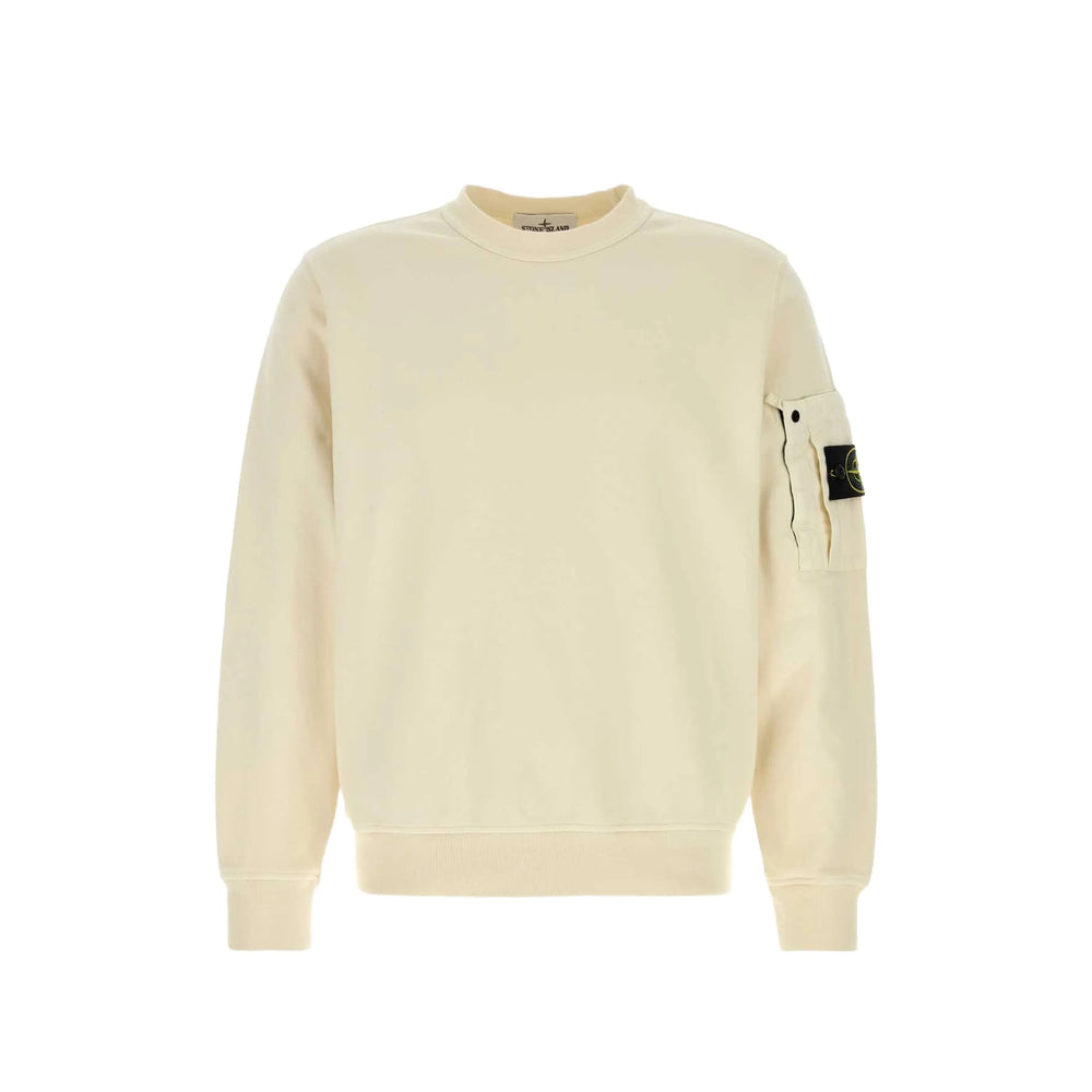 Stone Island Neutrals Sweaters & Knitwear - Sweatshirts Men STONE ISLAND