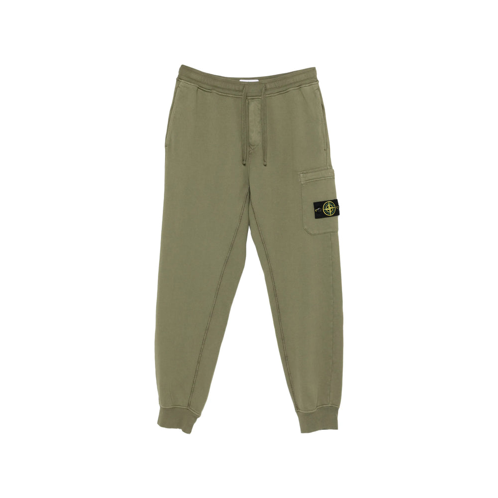 Stone Island Green Trousers - Track Pants Men STONE ISLAND